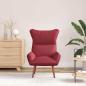 Preview: Sessel Weinrot 69 x 74 x 93 cm Kunstleder