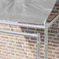 Preview: Hundekäfig mit Dach Silber 200 x 200 x 258 cm Stahl und PE