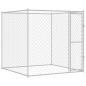 Preview: Hundekäfig Silber 200 x 200 x 200 cm Verzinkter Stahl