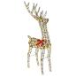 Preview: 3D Weihnachtsrentier LOVIISA 140 LEDs Warmes Weiß