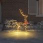 Preview: 3D Weihnachtsrentier LOVIISA 140 LEDs Warmes Weiß