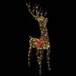 Preview: 3D Weihnachtsrentier LOVIISA 140 LEDs Warmes Weiß