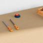 Preview: Werkbank mit Regal Schwarz 90 x 49 x 91 cm Sperrholz und Metall
