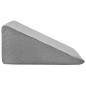 Preview: Beinkissen 60 x 50 x 30 cm Weich Viscoschaum Grau