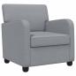 Preview: Sessel Hellgrau Stoff