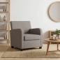 Preview: ARDEBO.de - Sessel Taupe Stoff