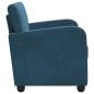 Preview: Sessel Blau Samt