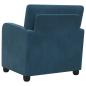 Preview: Sessel Blau Samt