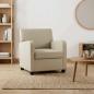 Preview: ARDEBO.de - Sessel Sand Samt