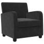 Preview: Sessel Schwarz Samt