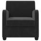 Preview: Sessel Schwarz Samt