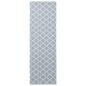 Preview: Teppichläufer ORIZ 1150 gsm Grau und Weiß