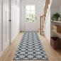 Preview: ARDEBO.de - Teppichläufer ORIZ 1150 gsm Schwarzes Netzmuster