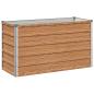 Preview: Hochbeet im Garten Holz Braun 100 x 40 x 55 cm Stahl
