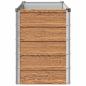 Preview: Hochbeet im Garten Holz Braun 100 x 40 x 55 cm Stahl