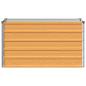 Preview: Hochbeet im Garten Holz Natur 100 x 40 x 55 cm Stahl
