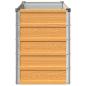 Preview: Hochbeet im Garten Holz Natur 100 x 40 x 55 cm Stahl