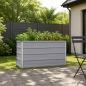 Preview: ARDEBO.de - Hochbeet im Garten Grau 100 x 40 x 55 cm Stahl