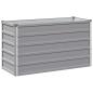 Preview: Hochbeet im Garten Grau 100 x 40 x 55 cm Stahl