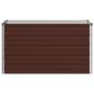 Preview: Hochbeet im Garten Braun 100 x 40 x 55 cm Stahl