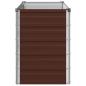 Preview: Hochbeet im Garten Braun 100 x 40 x 55 cm Stahl