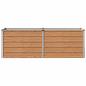 Preview: Hochbeet im Garten Holz Braun 163 x 40 x 55 cm Stahl
