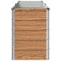 Preview: Hochbeet im Garten Holz Braun 163 x 40 x 55 cm Stahl