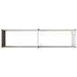 Preview: Hochbeet im Garten Holz Braun 163 x 40 x 55 cm Stahl
