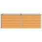Preview: Hochbeet im Garten Holz Natur 163 x 40 x 55 cm Stahl