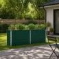 Preview: ARDEBO.de - Hochbeet im Garten Grün 163 x 40 x 55 cm Stahl