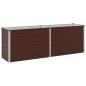 Preview: Hochbeet im Garten Braun 163 x 40 x 55 cm Stahl