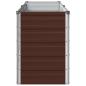 Preview: Hochbeet im Garten Braun 163 x 40 x 55 cm Stahl