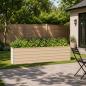 Preview: ARDEBO.de - Hochbeet im Garten Elfenbein 242 x 40 x 55 cm Stahl
