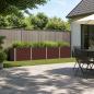 Preview: ARDEBO.de - Hochbeet im Garten Braun 321 x 40 x 55 cm Stahl