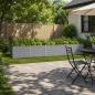 Preview: ARDEBO.de - Hochbeet im Garten Grau 400 x 40 x 55 cm Stahl