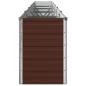 Preview: Hochbeet im Garten Braun 400 x 40 x 55 cm Stahl