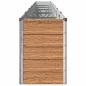 Preview: Hochbeet im Garten Holz Braun 480 x 40 x 55 cm Stahl