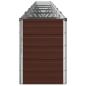 Preview: Hochbeet im Garten Braun 480 x 40 x 55 cm Stahl