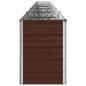 Preview: Hochbeet im Garten Braun 600 x 40 x 55 cm Stahl