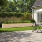 Preview: ARDEBO.de - Hochbeet im Garten Elfenbein 600 x 40 x 55 cm Stahl