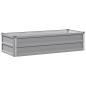 Preview: Hochbeet im Garten Grau 100 x 40 x 24 cm Stahl