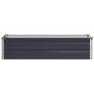 Preview: Hochbeet im Garten Anthrazit 100 x 40 x 24 cm Stahl