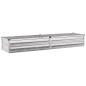 Preview: Hochbeet im Garten Silber 160 x 40 x 24 cm verzinkt