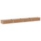 Preview: Hochbeet im Garten Holz Braun 320 x 40 x 24 cm Stahl