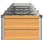 Preview: Hochbeet im Garten Holz Natur 400 x 40 x 24 cm Stahl