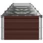 Preview: Hochbeet im Garten Braun 400 x 40 x 24 cm Stahl