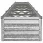 Preview: Hochbeet im Garten Verzinktes Silber 480 x 40 x 24 cm Stahl