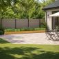 Preview: ARDEBO.de - Hochbeet im Garten Holz Natur 600 x 40 x 24 cm Stahl