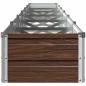 Preview: Hochbeet im Garten Schwarznuss 600 x 40 x 24 cm Stahl