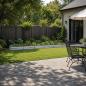 Preview: ARDEBO.de - Hochbeet im Garten Verzinktes Silber 600 x 40 x 24 cm Stahl